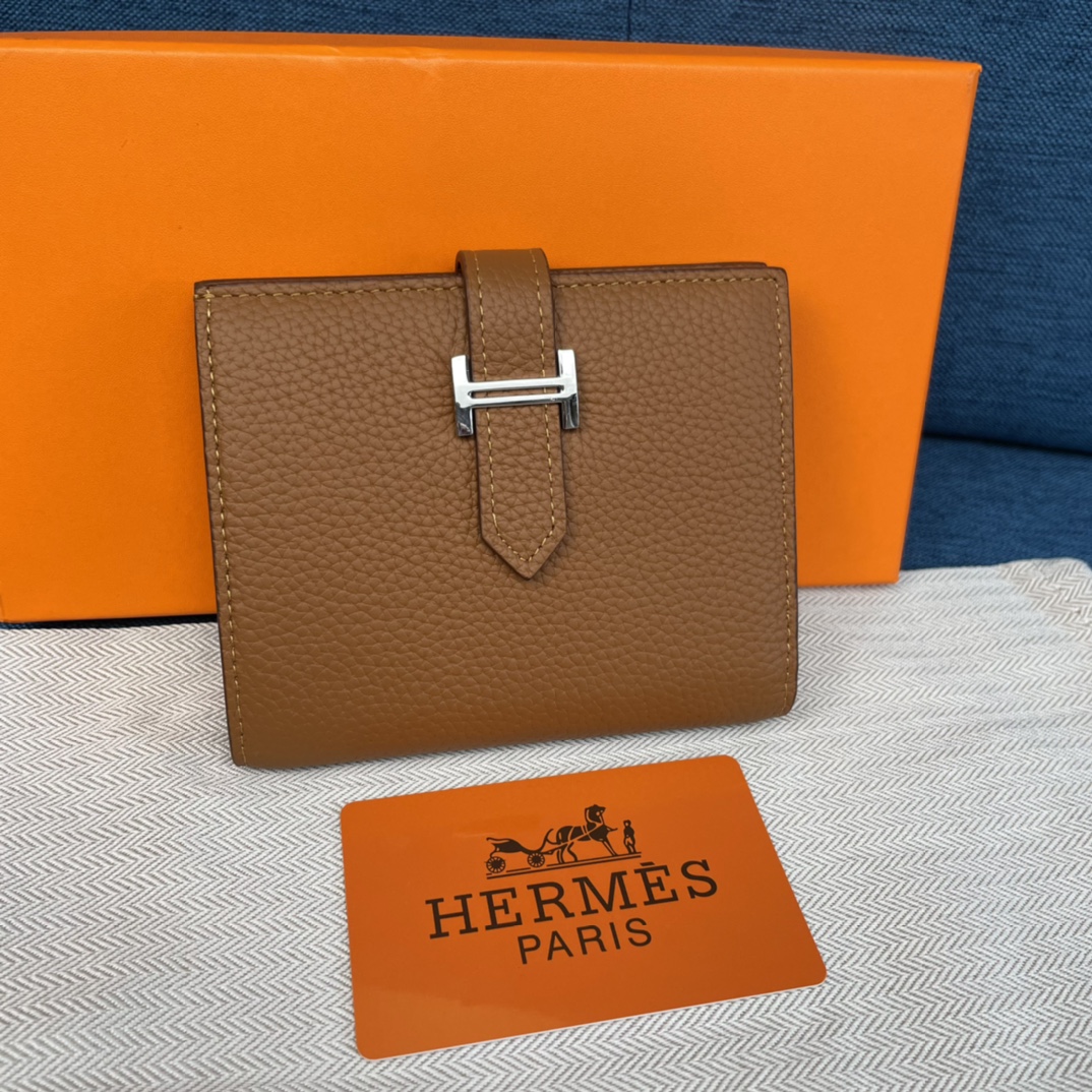 H**mes constance togo leather-10*12cm