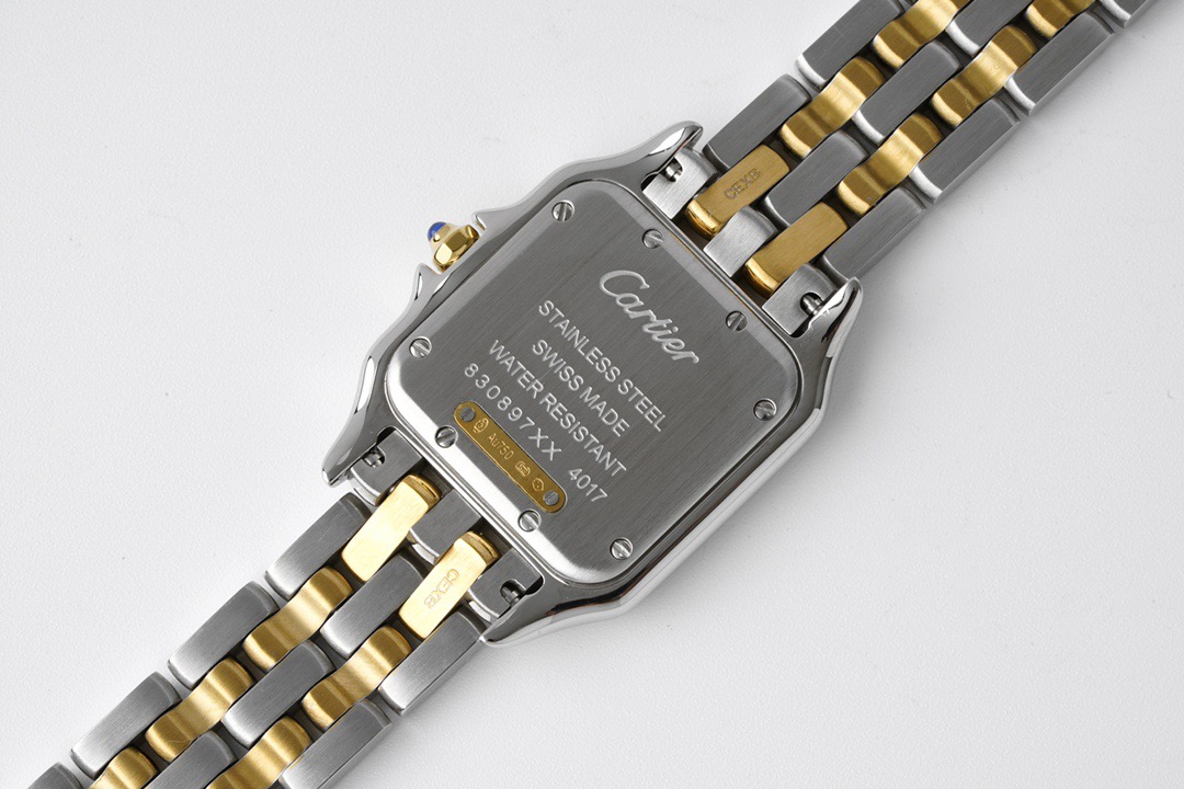 Ca*t1er panthère de mm w2pn0007 silver ladies used watch-29*37mm