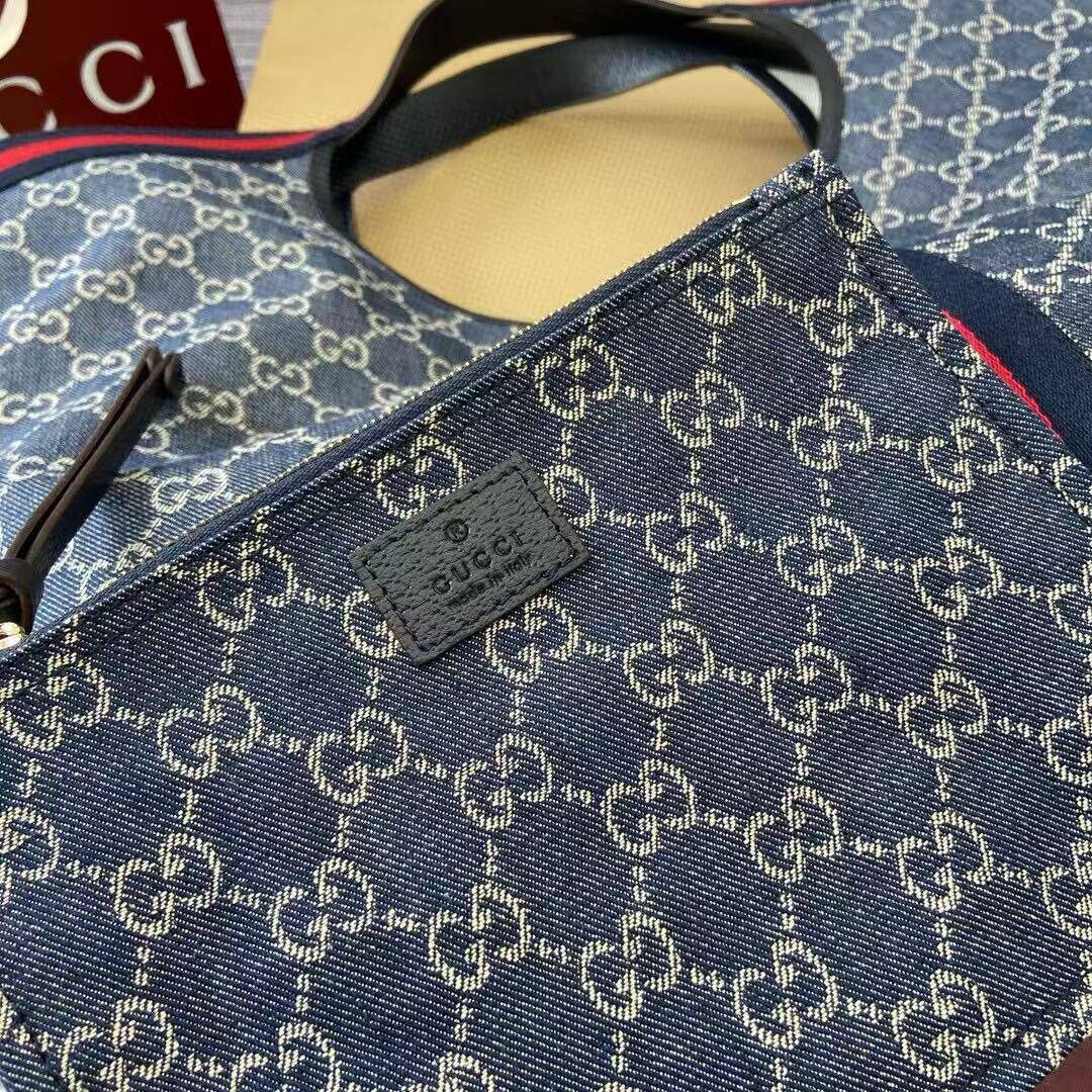 Gv*c*giglio large tote bag gg canvas-50*47*14cm