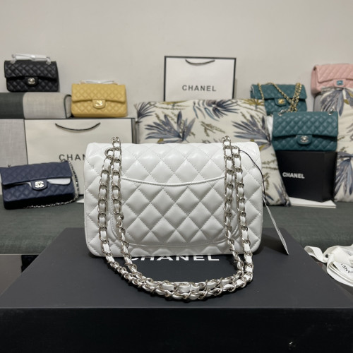 Ch@nel Flap Bag-Lambskin Leather-23CM