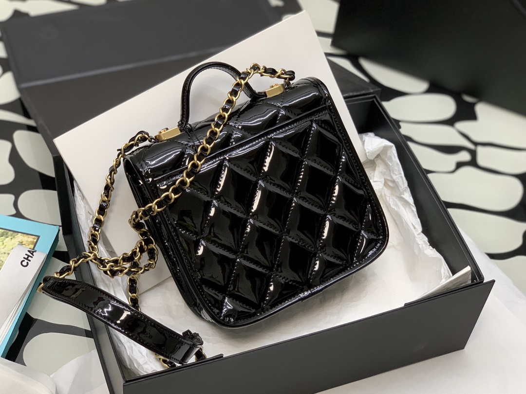 Ch@nel Flap Bag-17*20.5*6CM