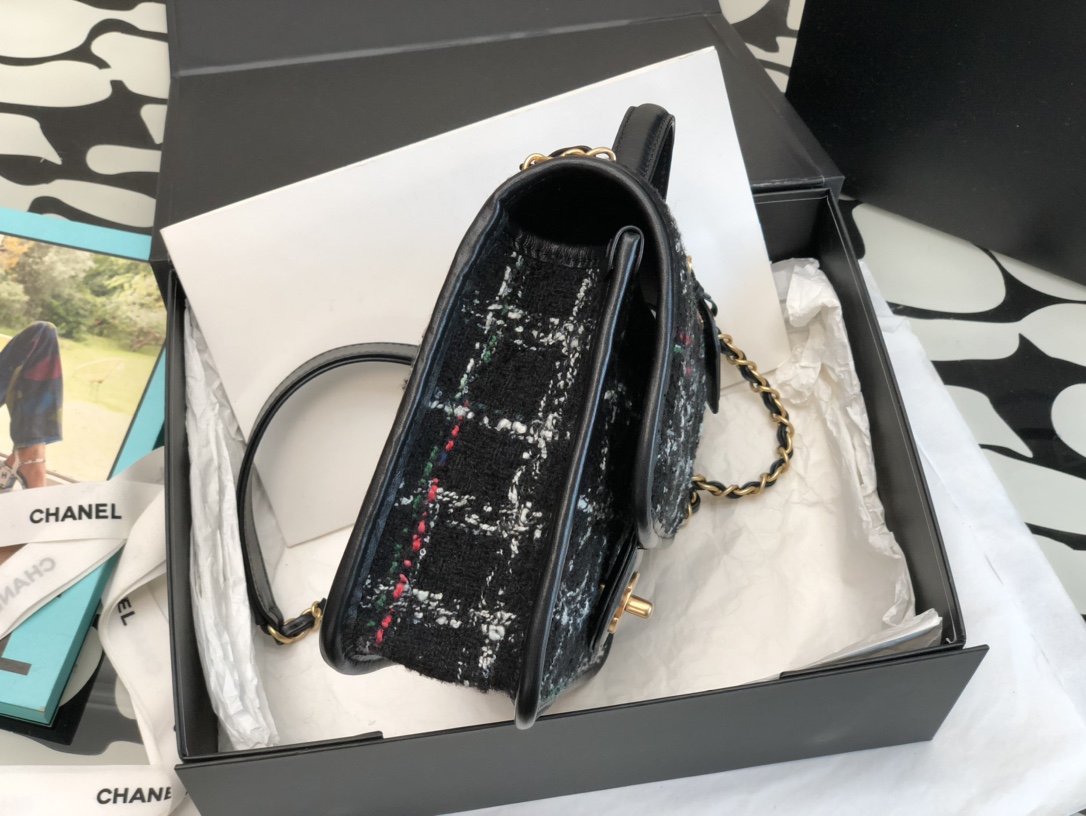 Ch@nel Flap Bag-25*21*7CM