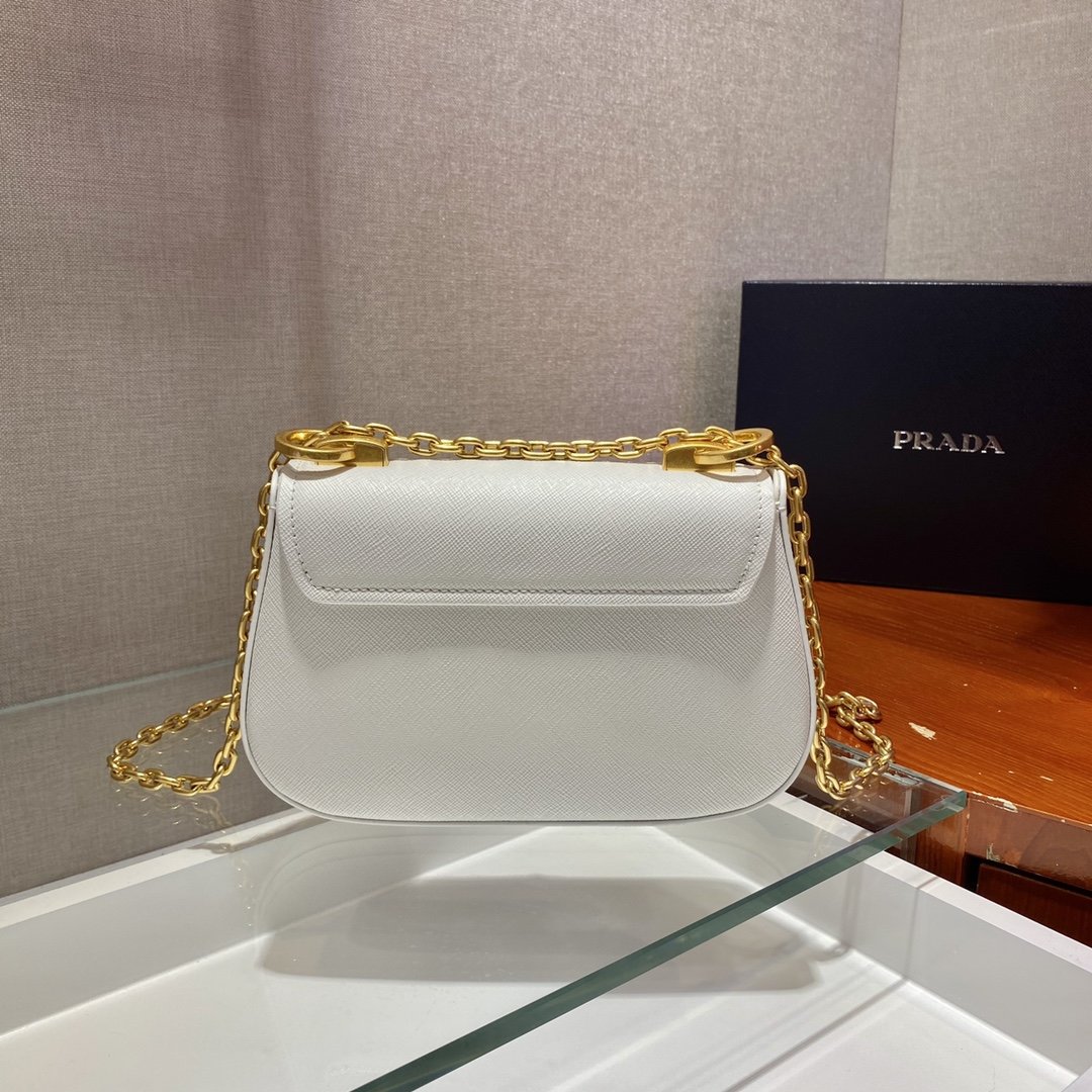 Pra*a saffiano chain bag1bd275-22*14*7cm