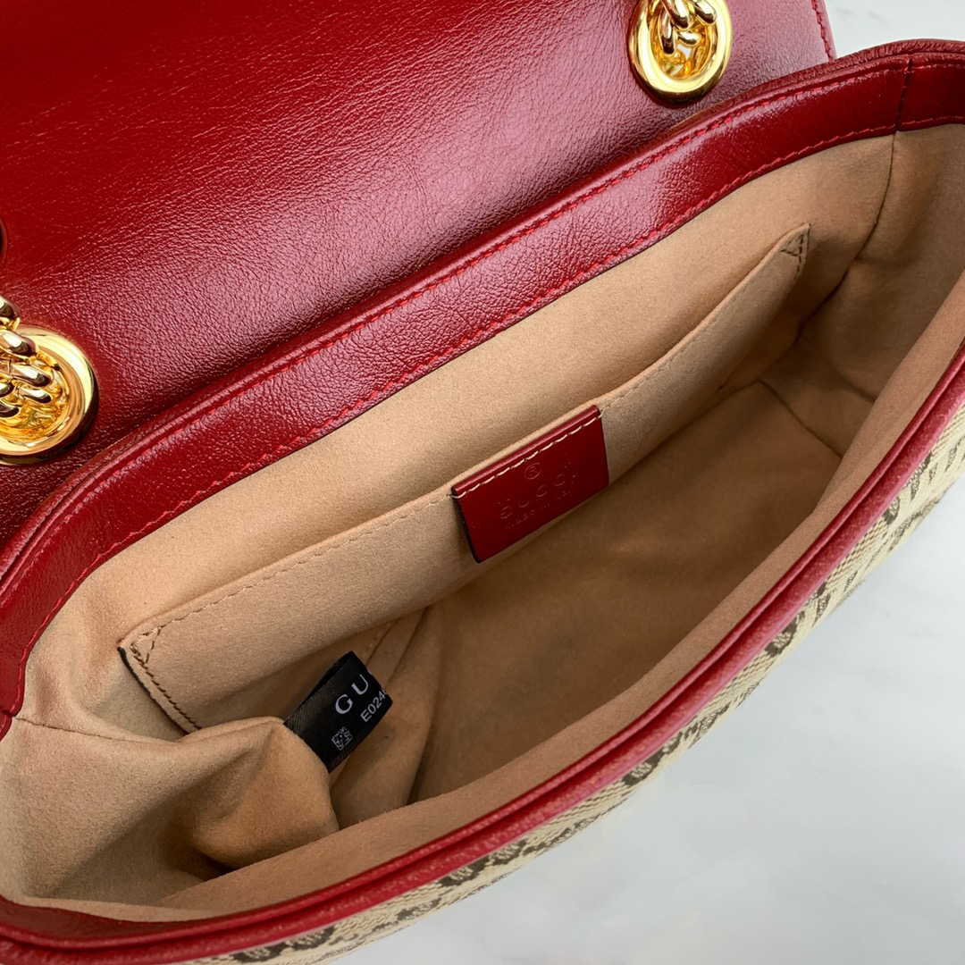 G*u*i marmont bag-14*23*6cm