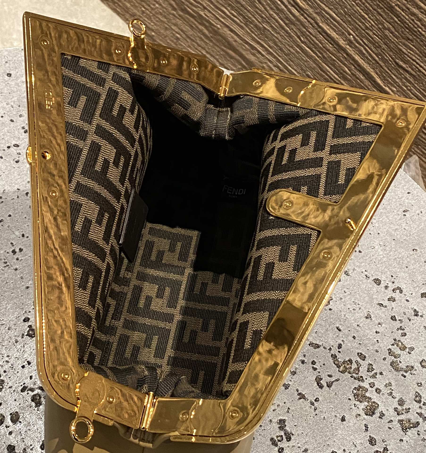 F**di first bag-26*18*9.5/32.5*23.5*15cm