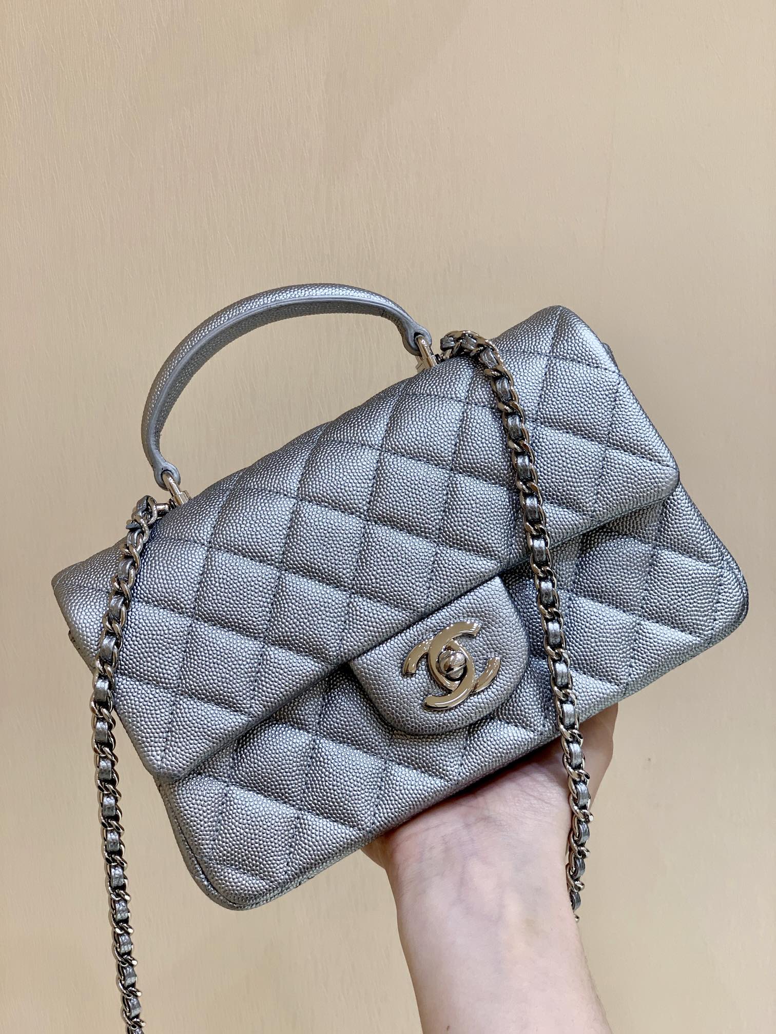 Ch@nel Flap Bag-20*13*9CM