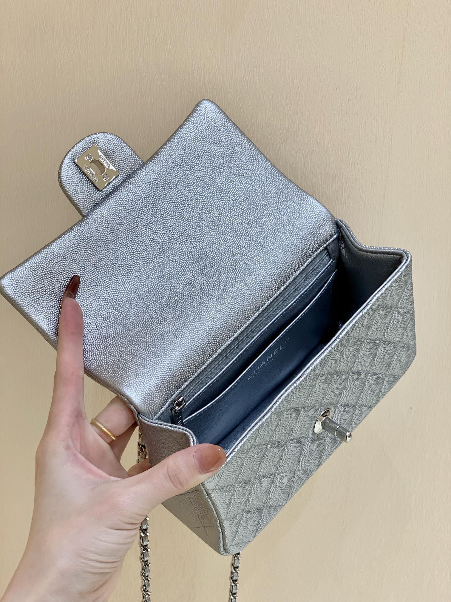 Ch@nel Flap Bag-20*13*9CM