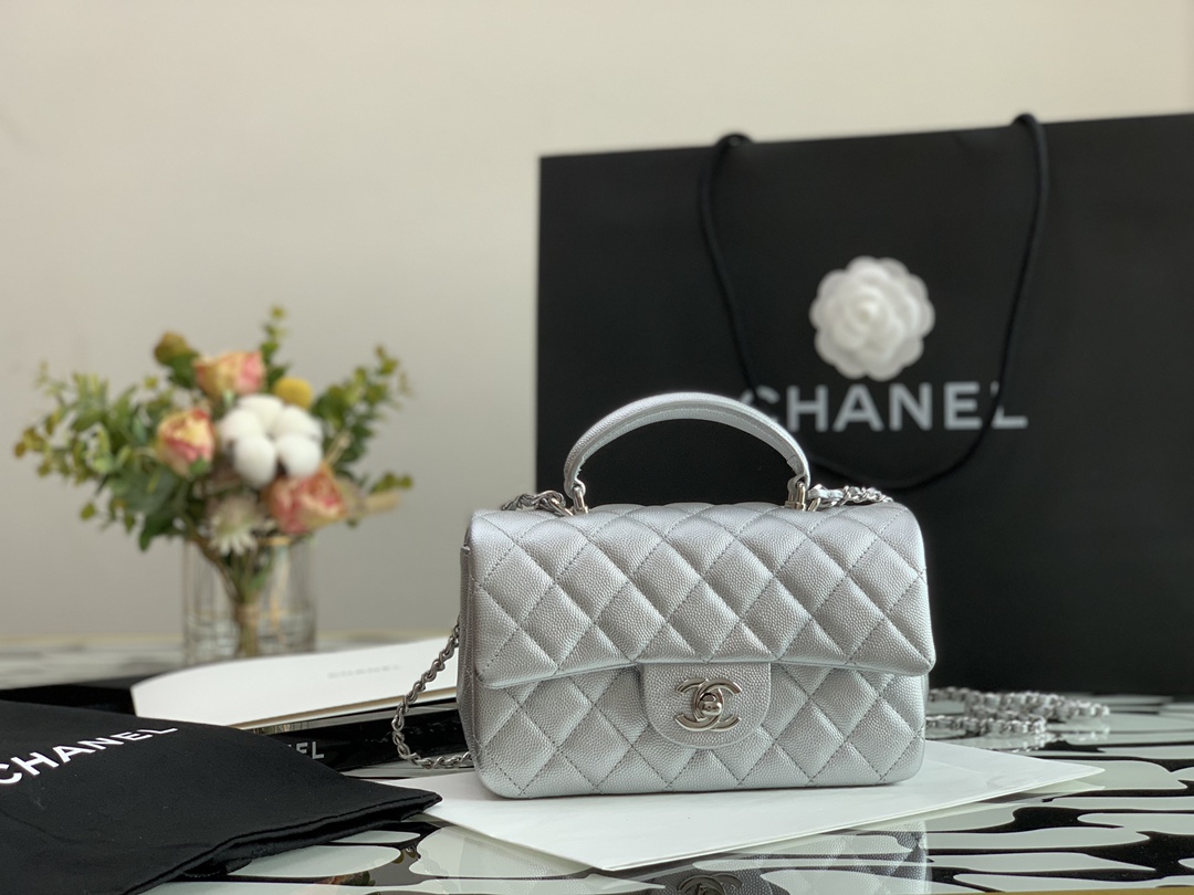 Ch@nel Flap Bag-20*13*9CM