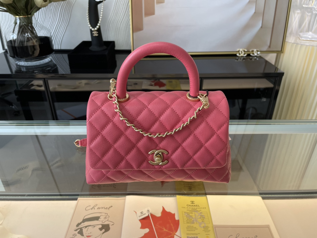 Ch@nel Coco Handlebag-23CM