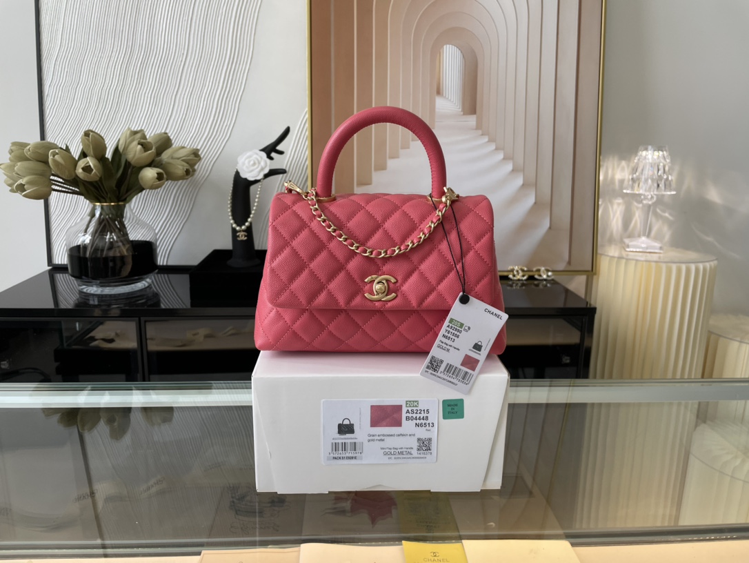 Ch@nel Coco Handlebag-23CM