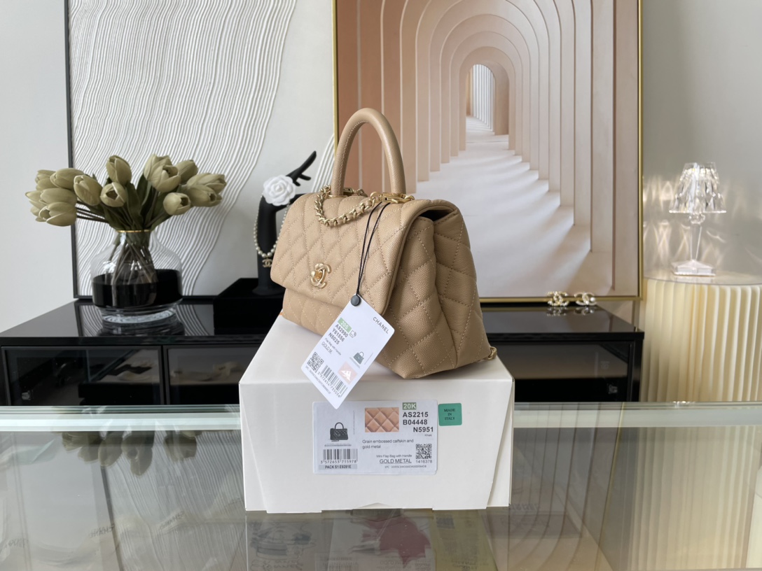 Ch@nel Coco Handlebag-23CM