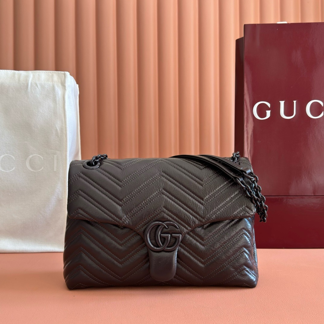 Guc*i GG Marmont Shoulder Bag-31*17*8CM