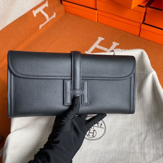 H**mes jige 29 pouch-epsom-29cm