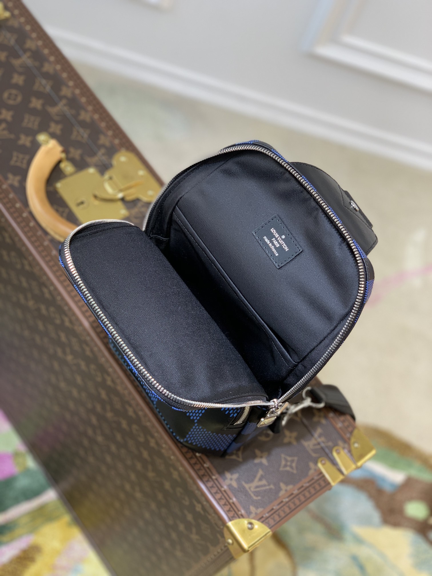 l0*is V*t0n damier graphite avenue bag-20 *31 x*10cm