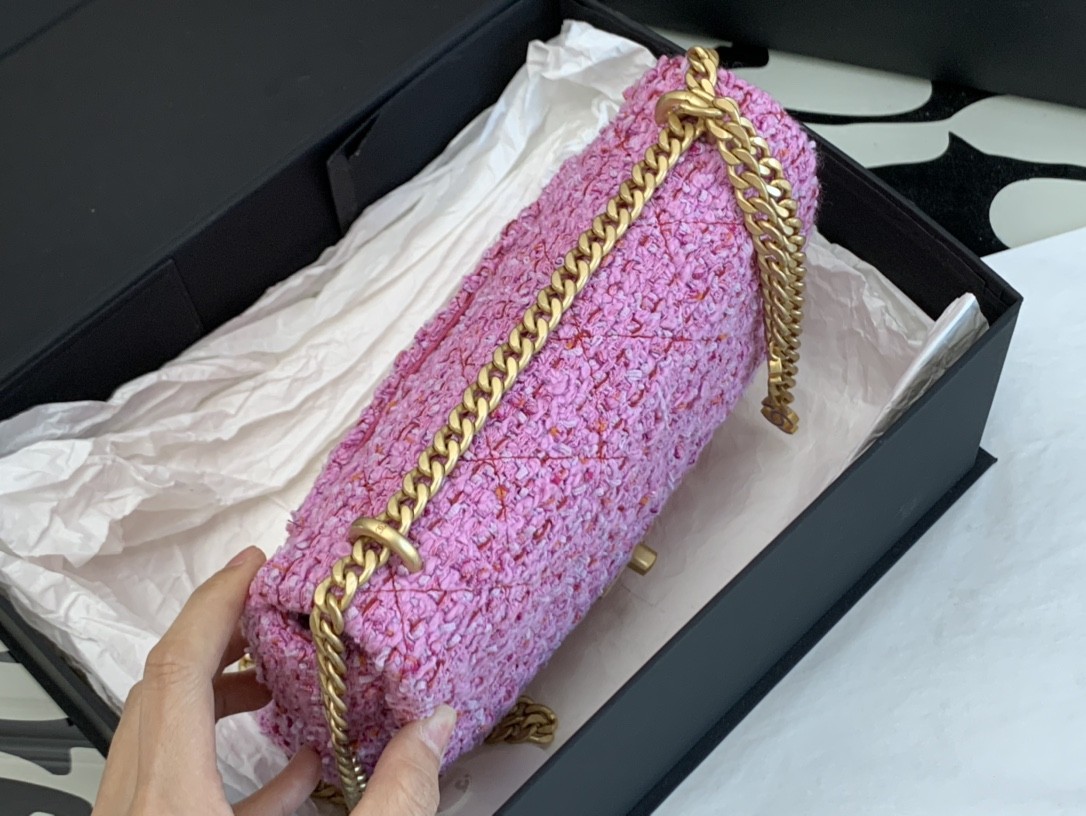 Ch@nel Flap Bag-21*14.5*5CM