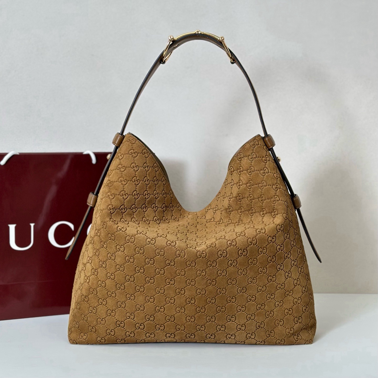 Guc*ci Horsebit Beatrix Shoulder Bag-40*36*12CM
