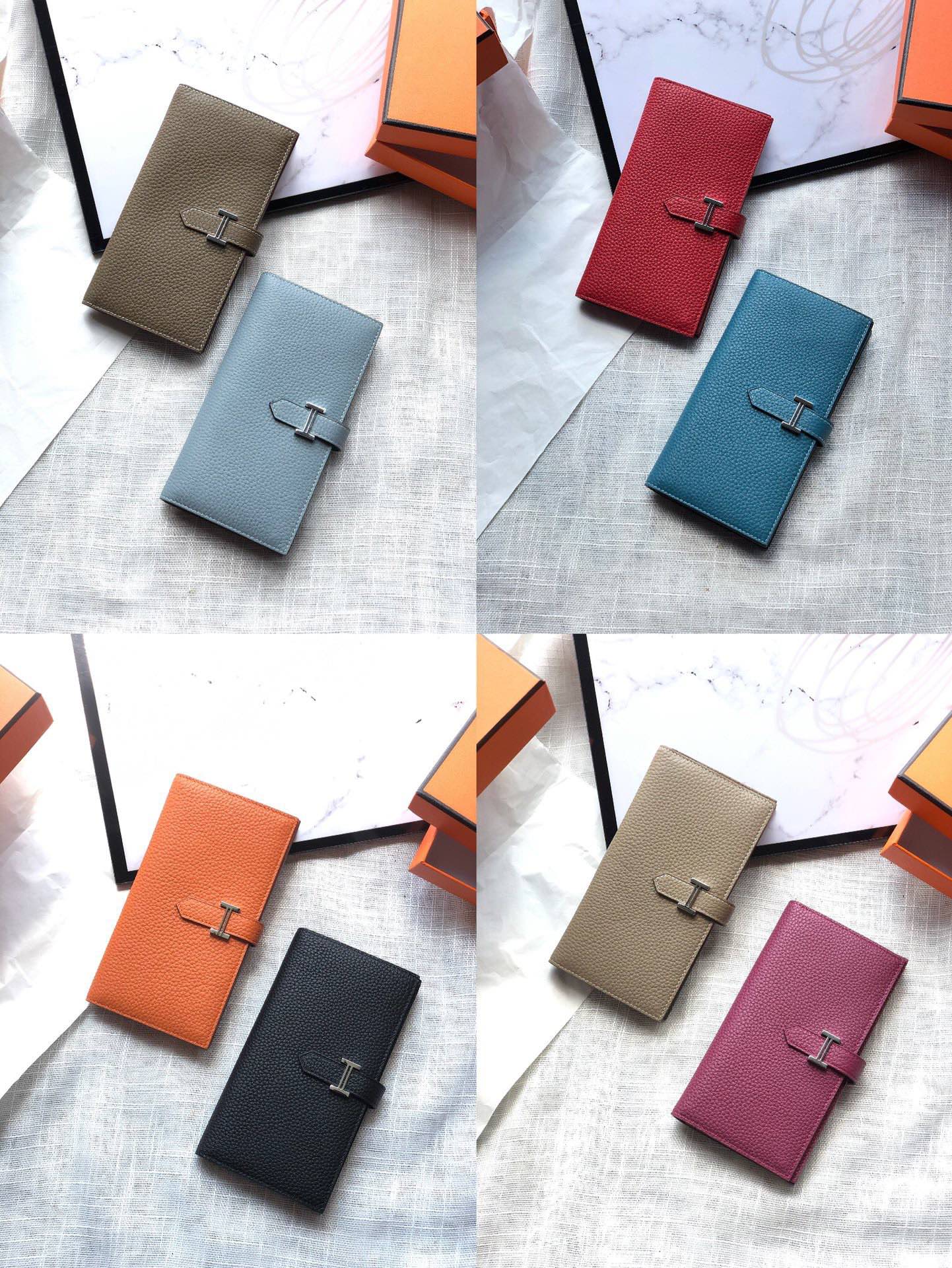 H**mes wallet togo-17.5*2*9.5cm