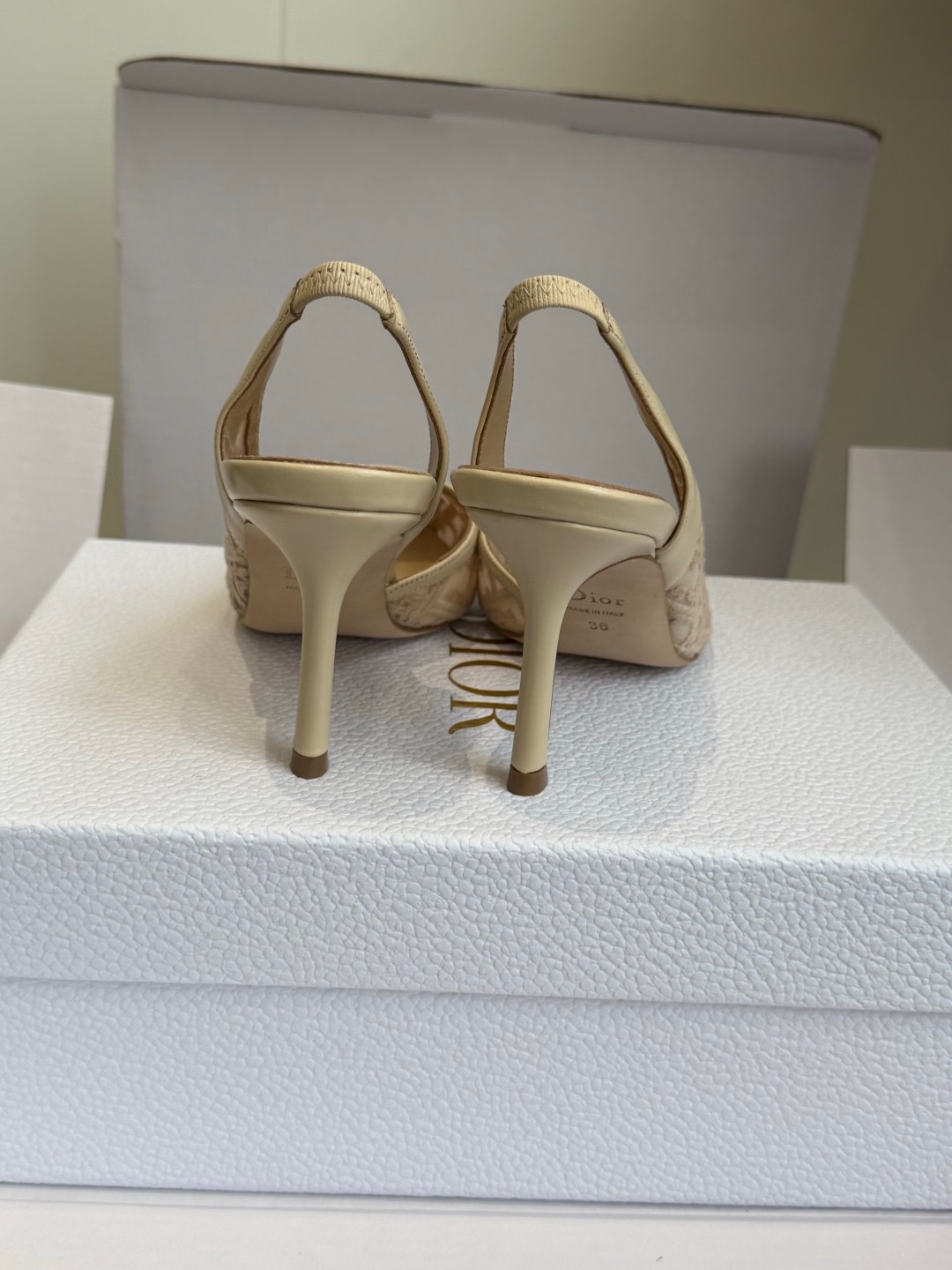 Dio*r AD10rable Slingback Pumps-7.5CM