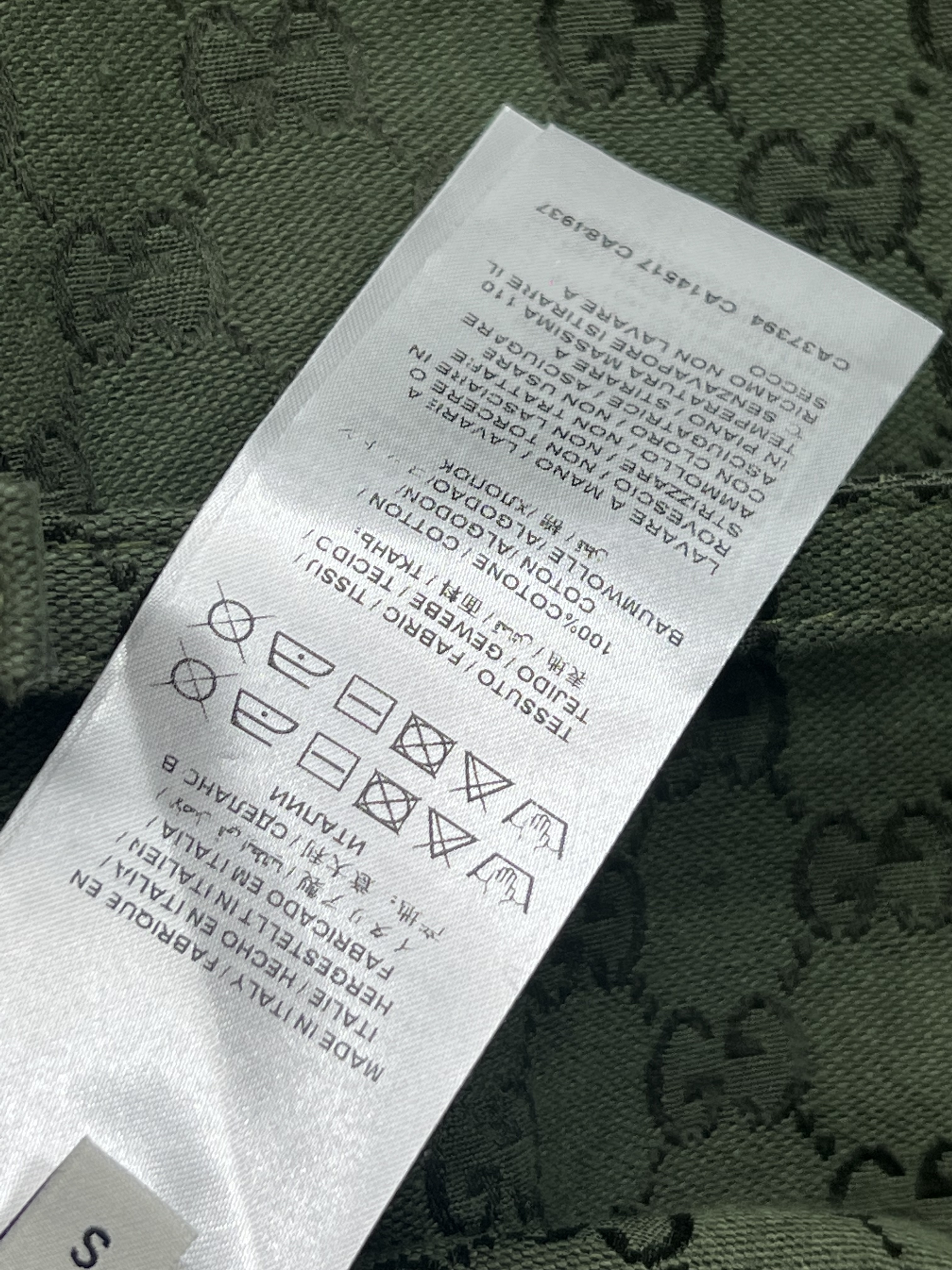 Gv*c green gg jacquard sleeveless waistcoat