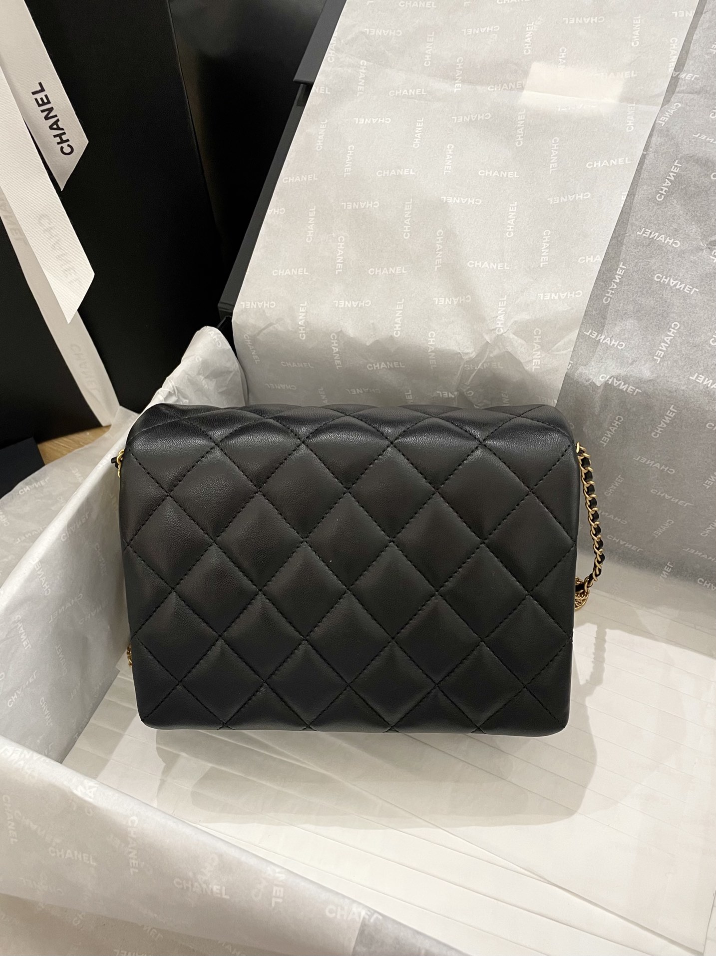 Ch@nel Flap Bag-21.5*14*10CM