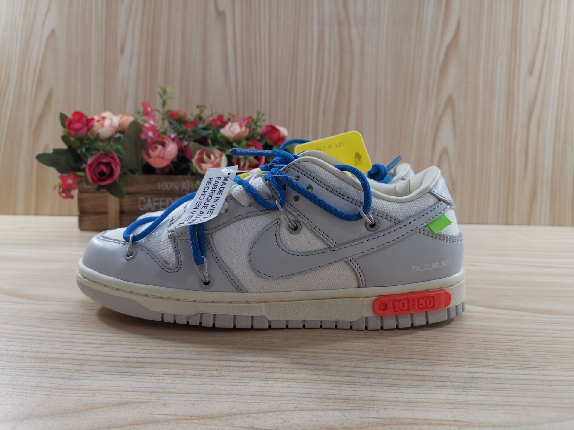 NIKE DUNK LOW OFF-WHITE LOT 10 DM1602-112