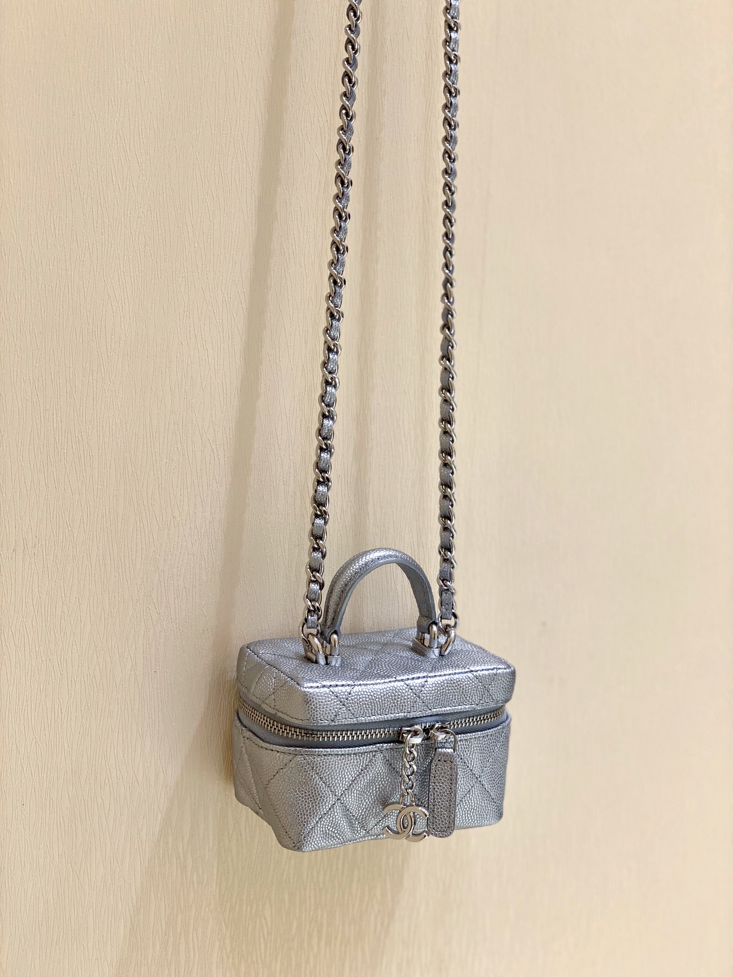 Ch@nel Vanity Bag-11.5x12x7CM