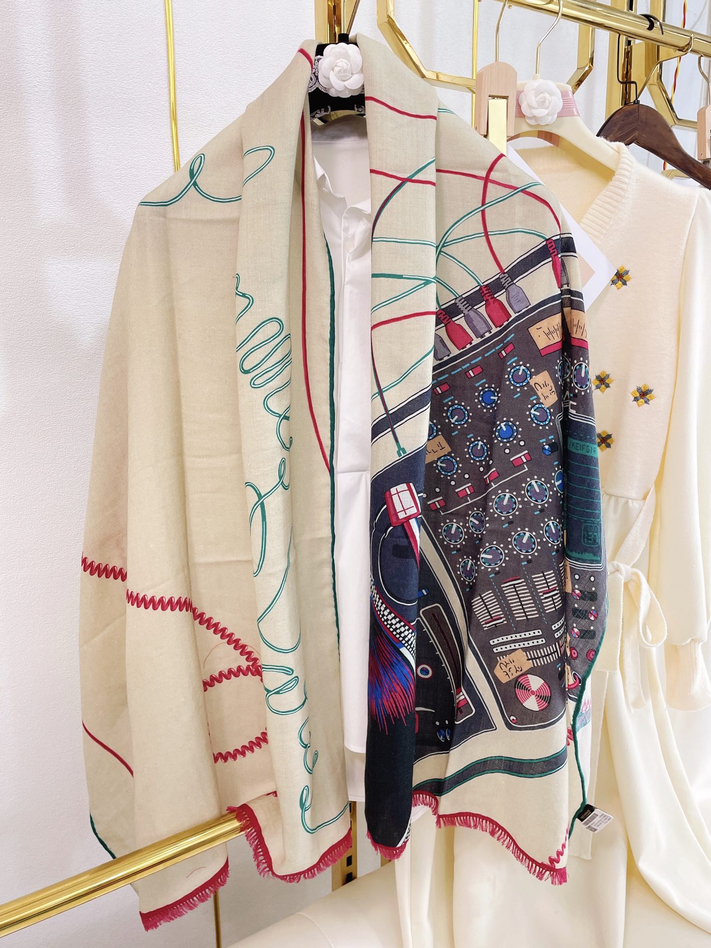 H**mes cashmere scarf-80*200cm