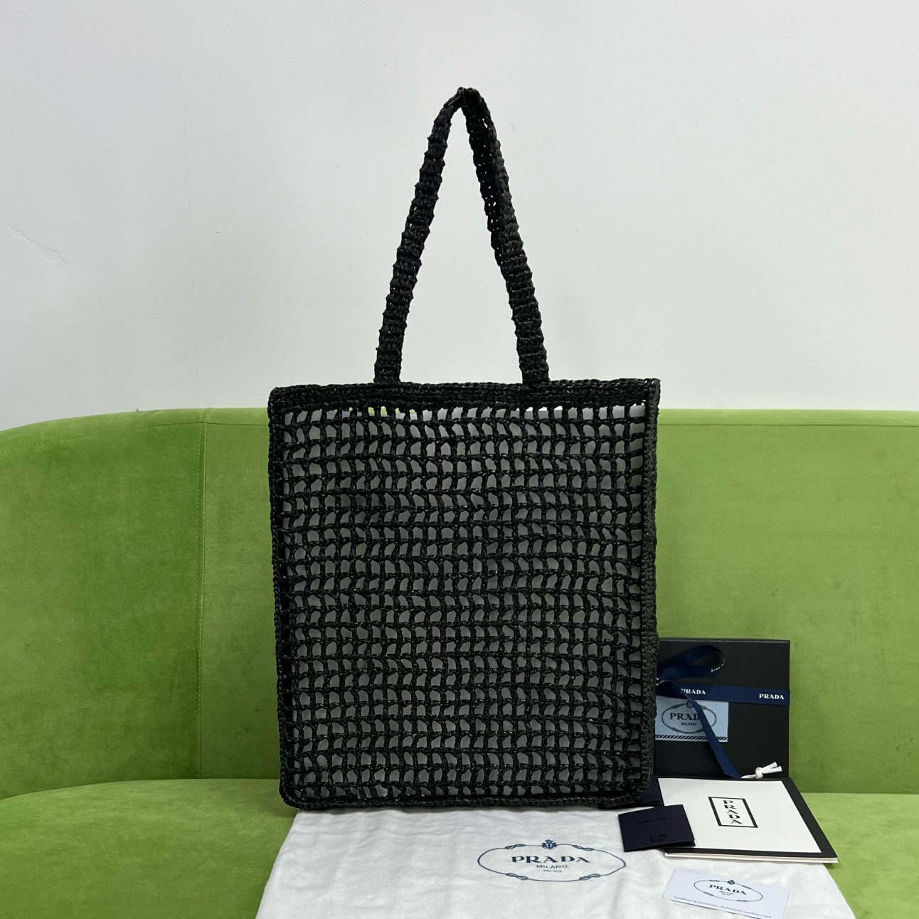 Pra*a 1bg393 tote-36x3x38cm