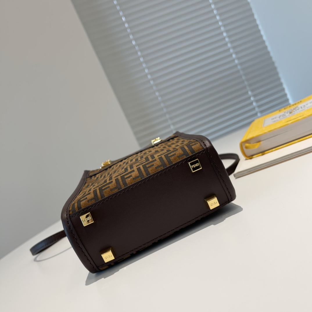 F**di sunshine mini tote -13x6.5x18cm