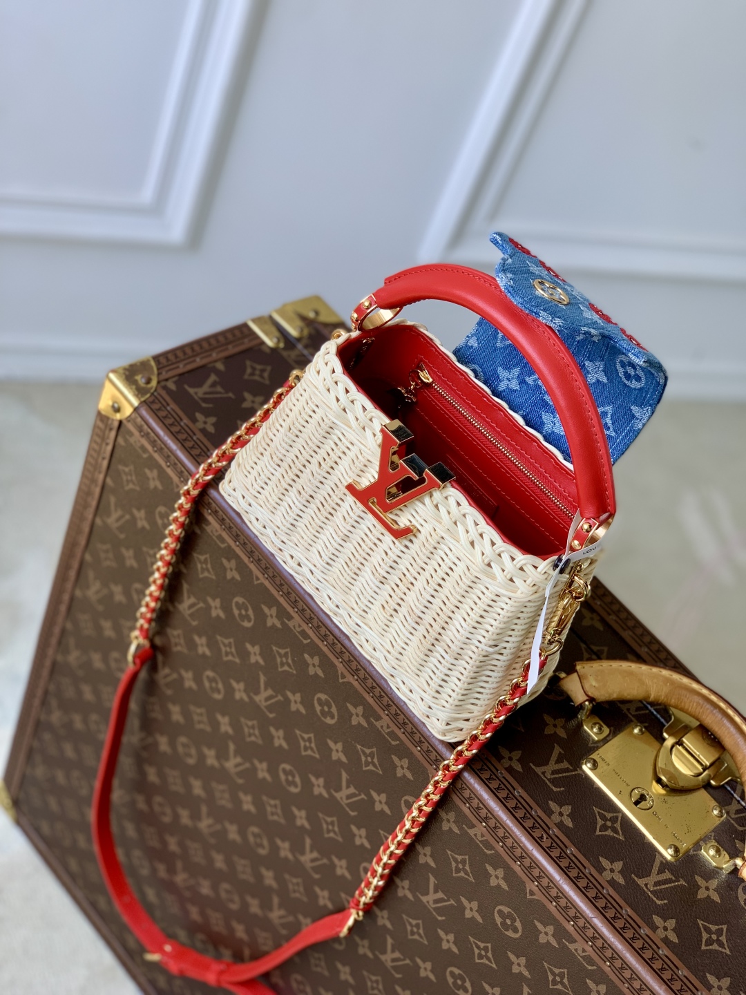 l0vis Vvtt0n mini capucines handlebag-21*14*8cm