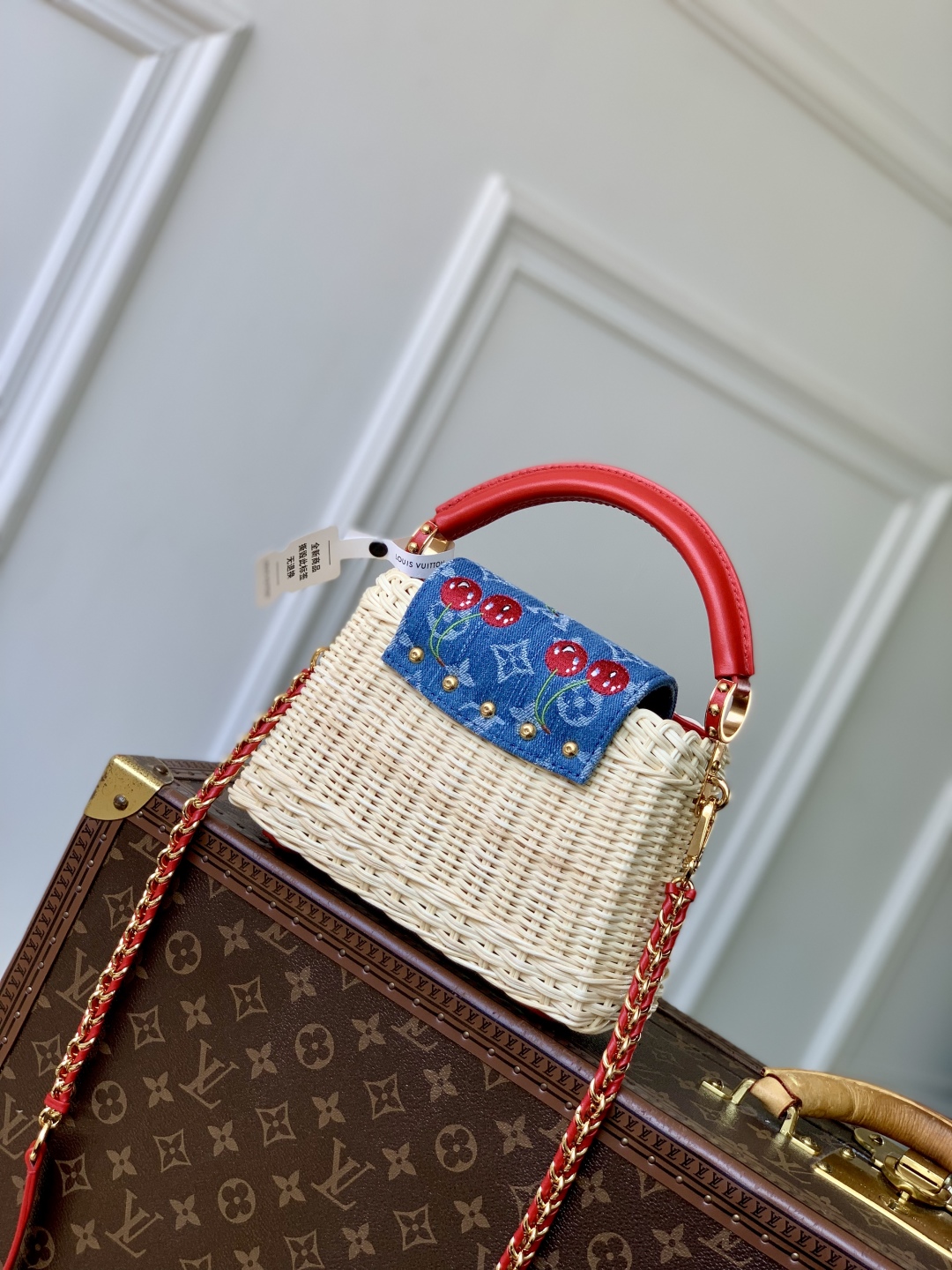 l0vis Vvtt0n mini capucines handlebag-21*14*8cm