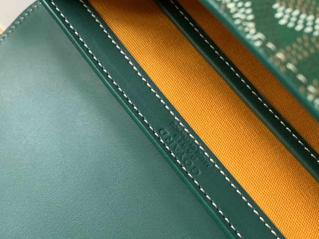 Go*ard coated canvas and leather saigon top handle bag-21cm