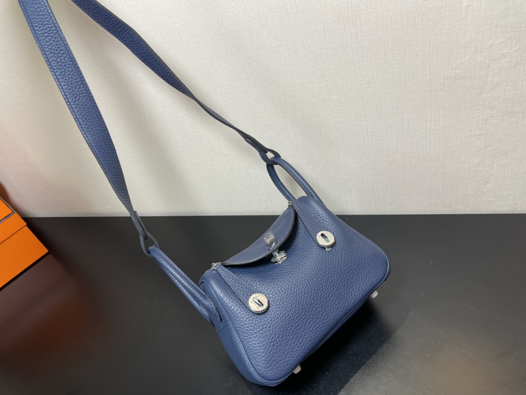 H**mes lindy 19-togo leather-19cm