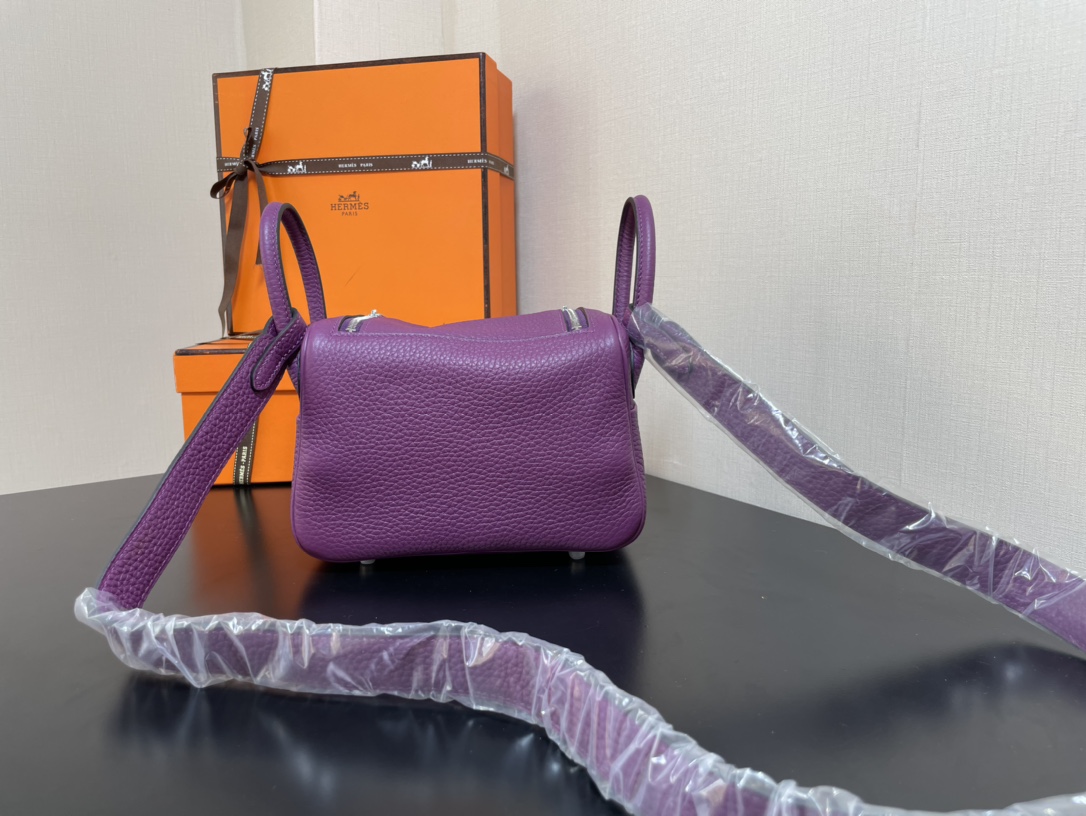 H**mes lindy 19-togo leather-19cm