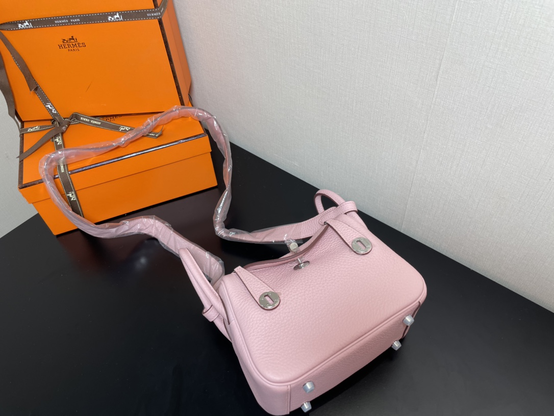 H**mes lindy 19-togo leather-19cm