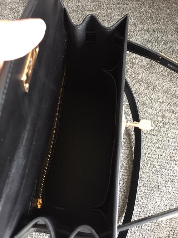 H**mes 28 kelly box leather-28cm