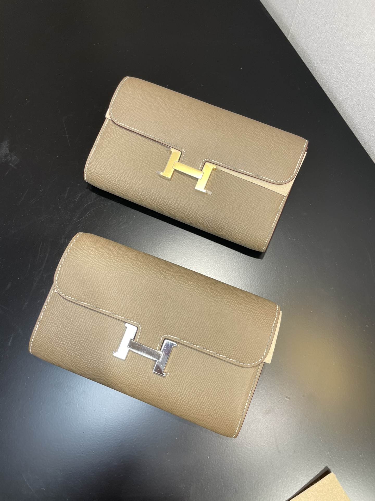 H**mes constance wallet on chain-epsom-20*13*2cm