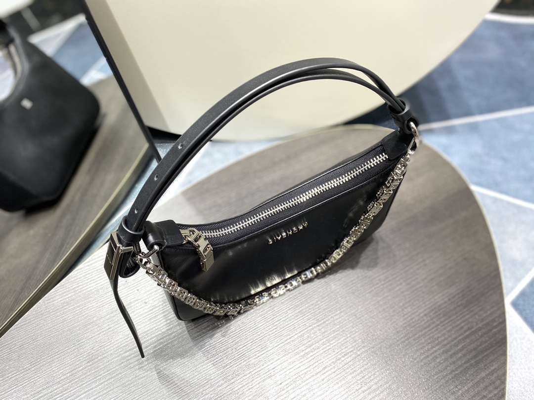 G1uenchy moon cut hobo-25x7x12cm