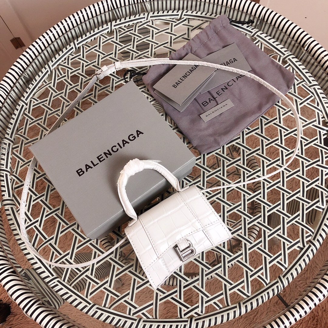 Ba*len*cia*ga mini hourglass-11.5*14*4.5cm