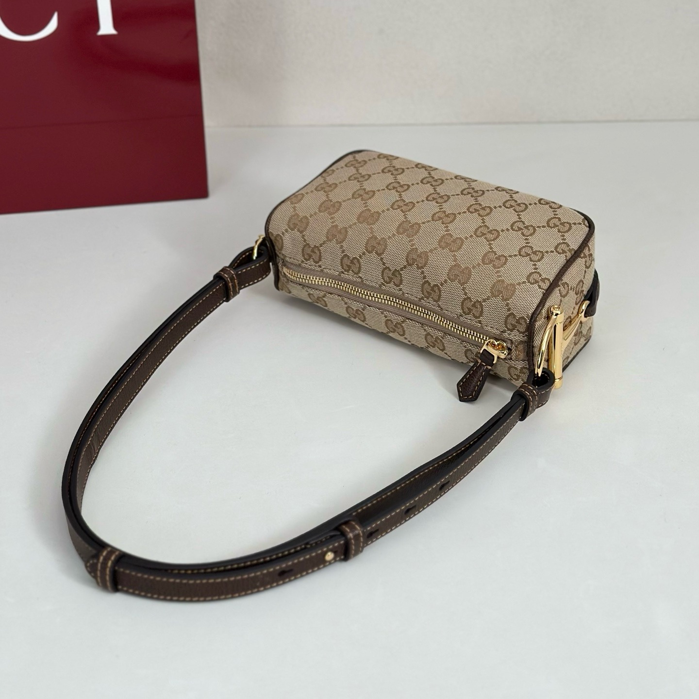 Guc*ci Mini Half Horsebit Bag-19.5*10*8CM