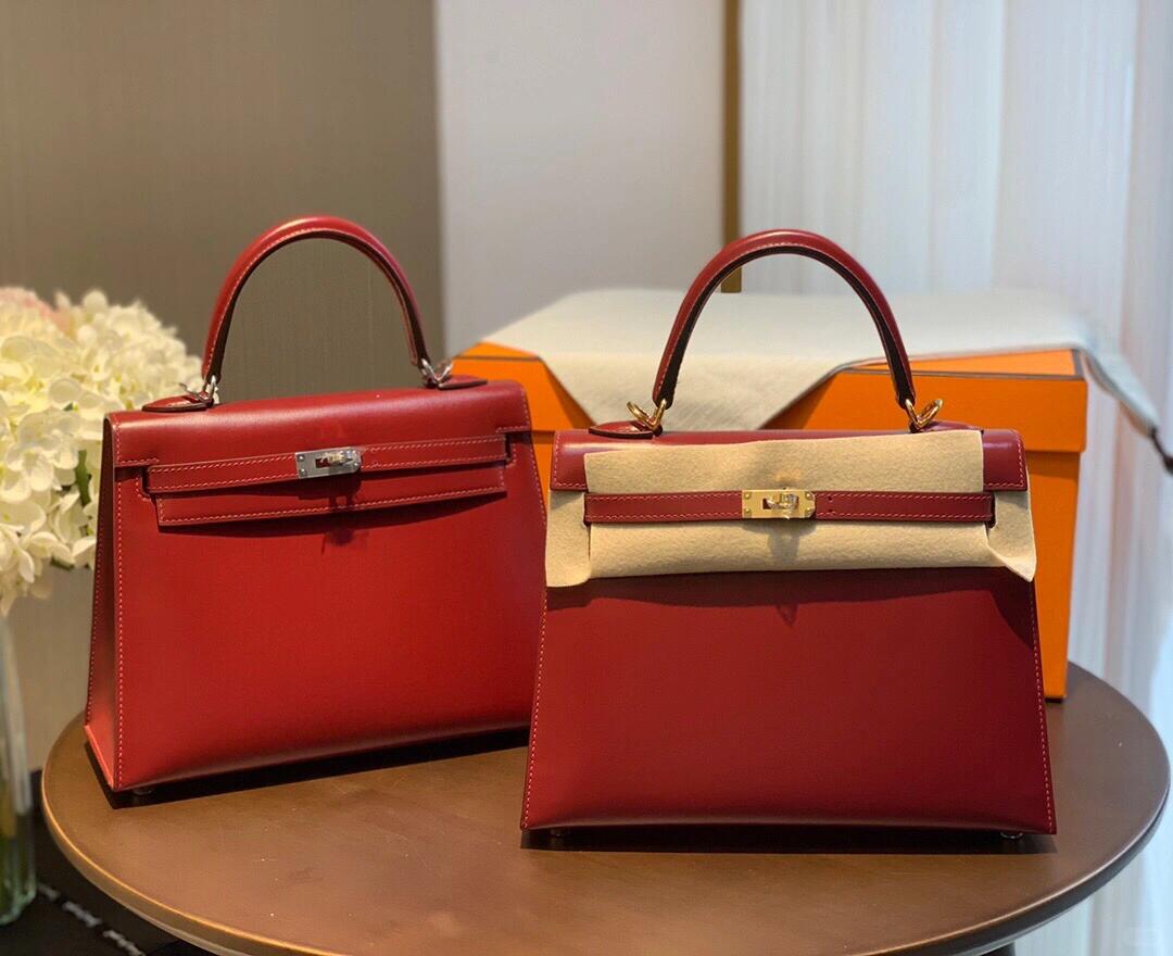 H**me5 kelly 25cm-box leather