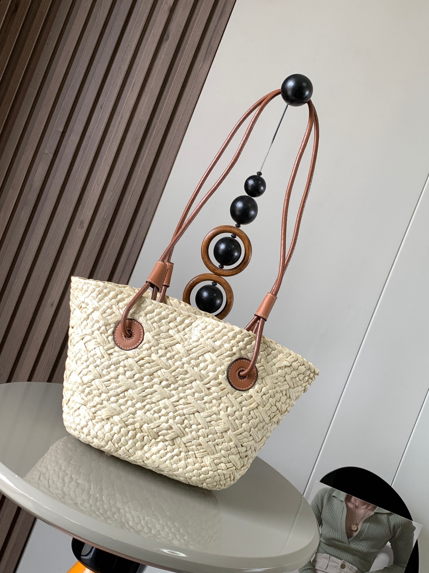 L0ew* anagram basket tote-34*16.5*13cm