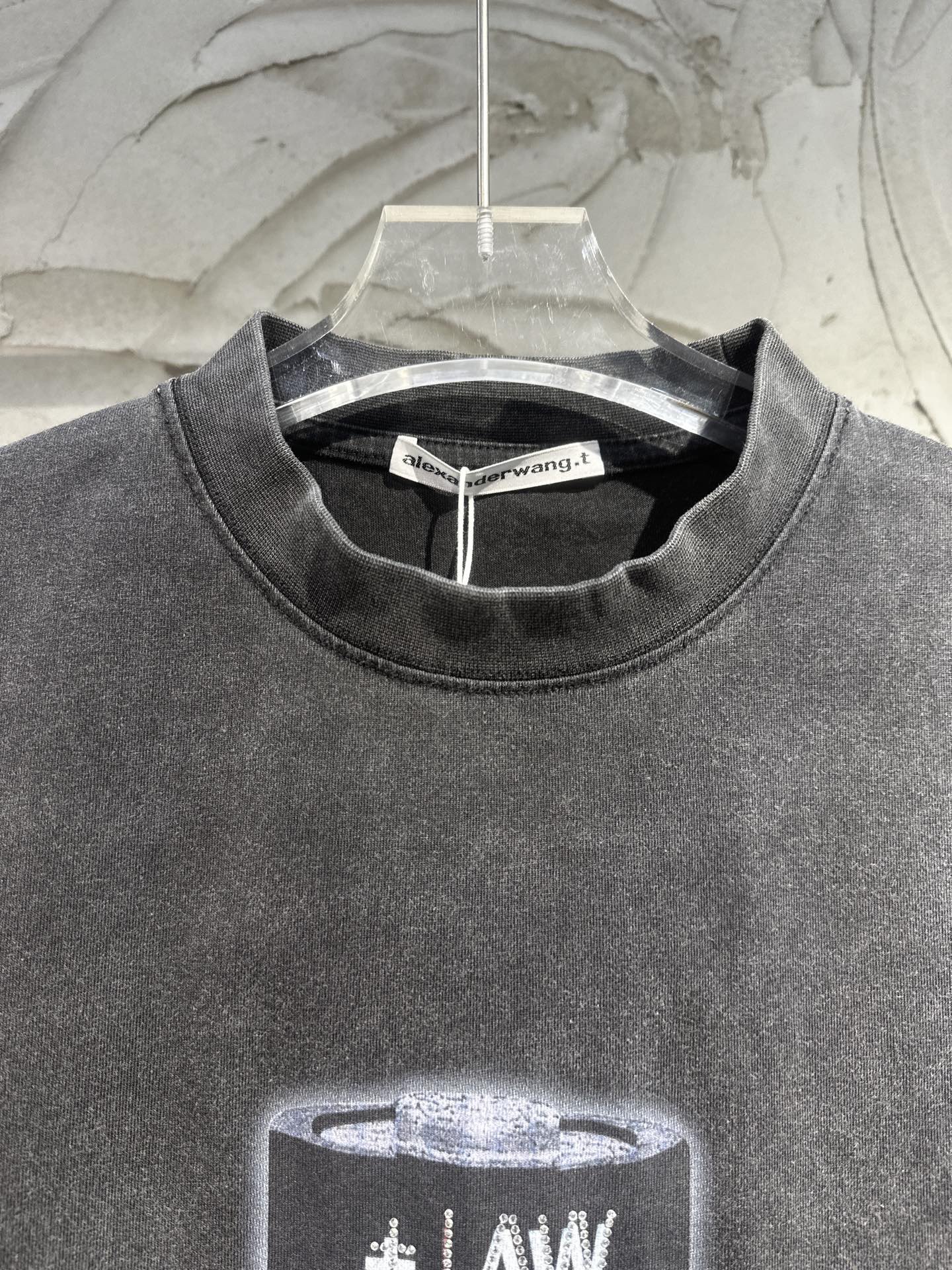 A1exa*der wang graphic-print t-shirt | grey
