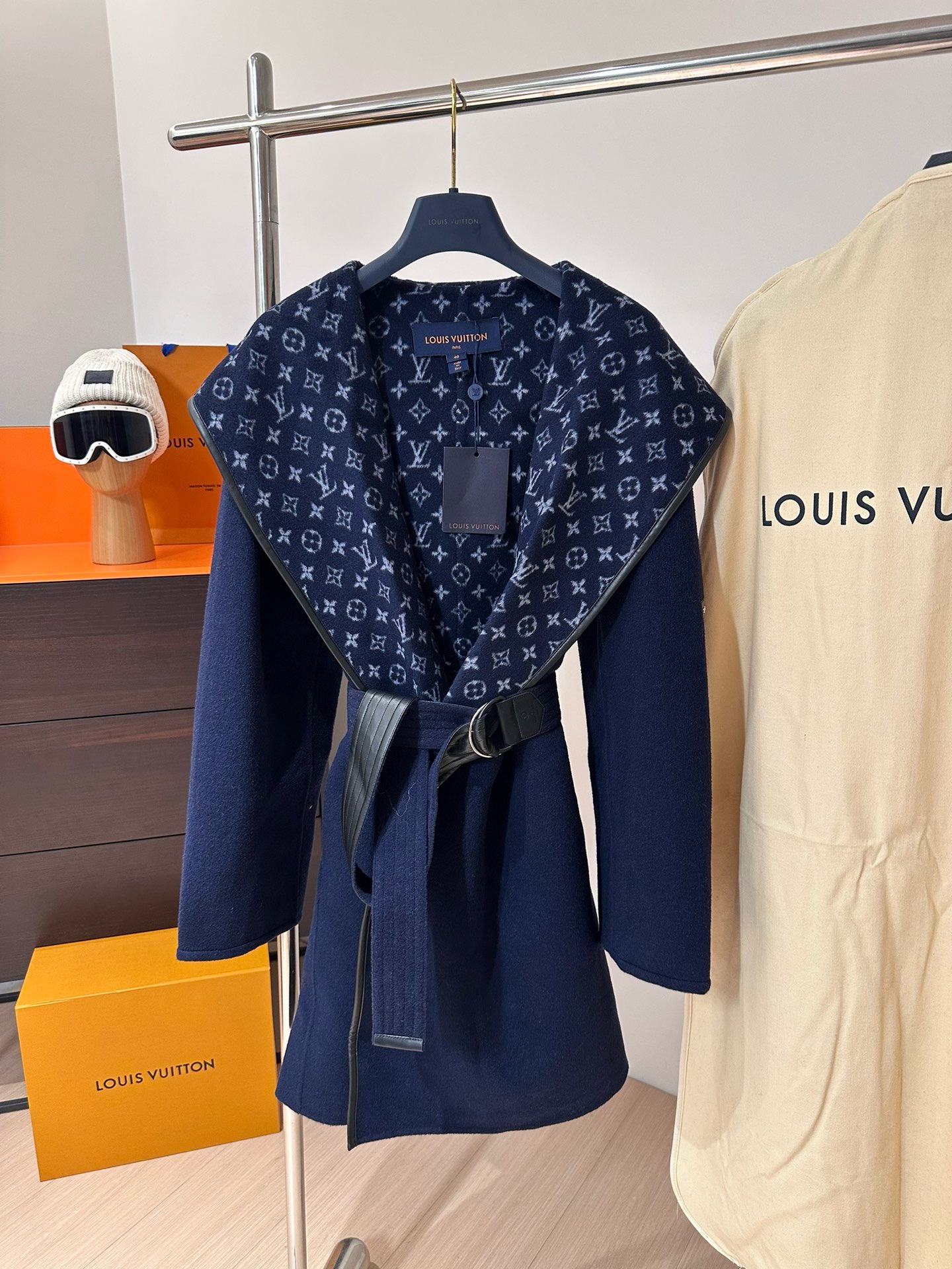 Lou*is Vuitt*on Wool Trench Coat
