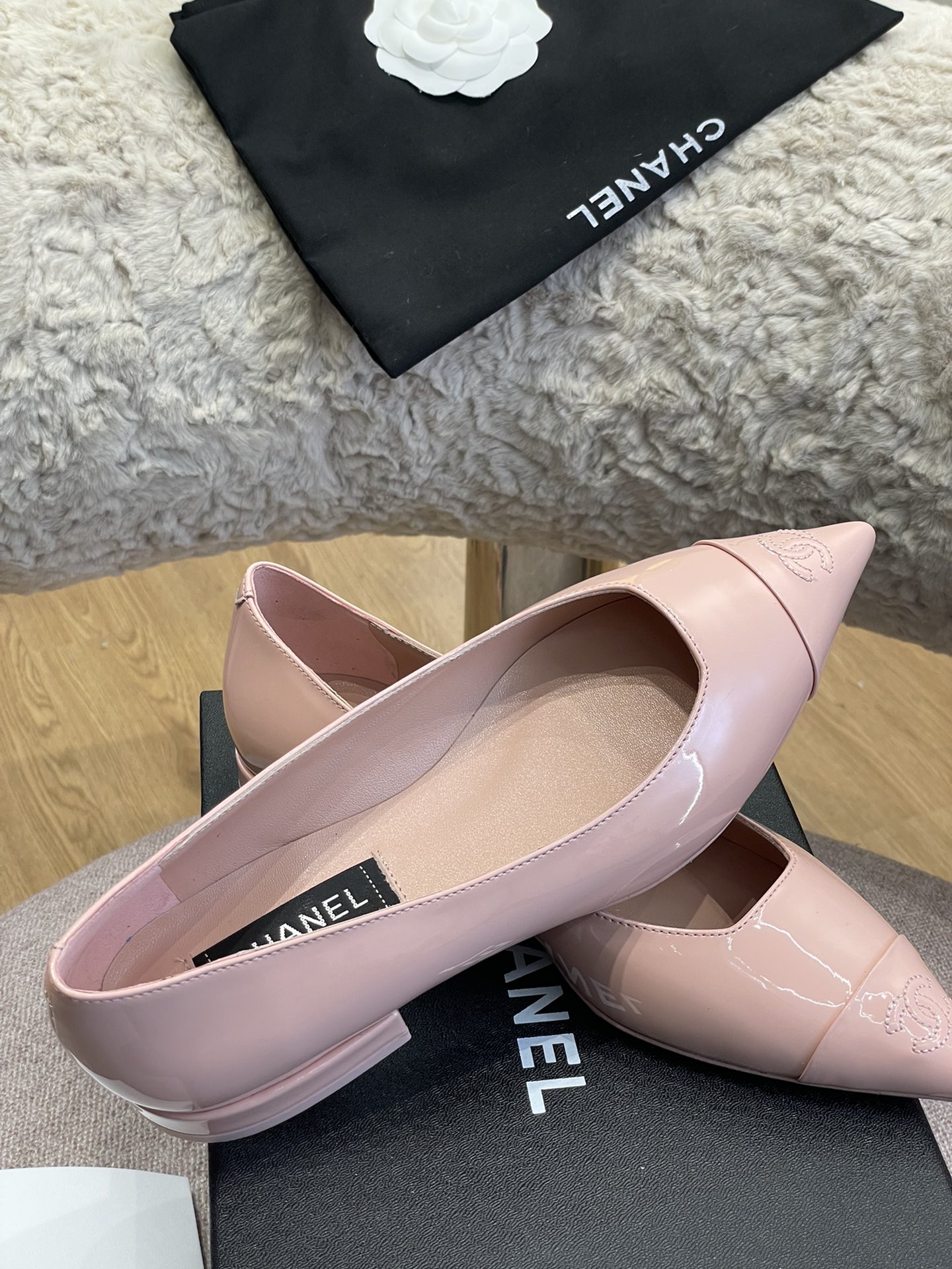 Ch@nel 2022ss Flap Shoes