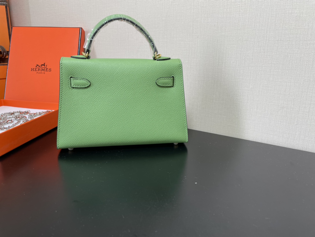 H**mes kelly-gold&silver hardware-19cm