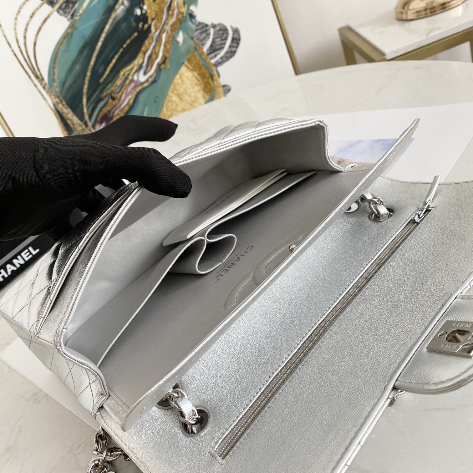 Ch@nel Flap Bag-25CM