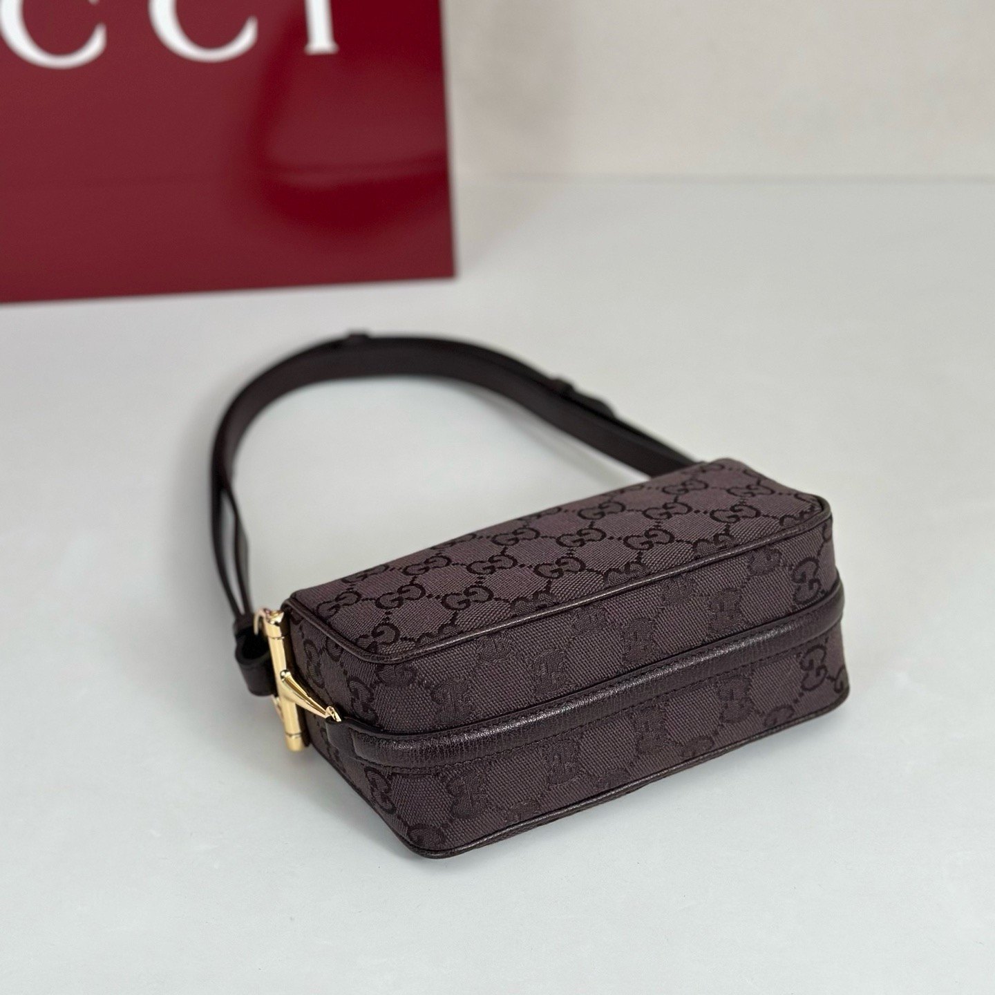 Guc*ci Mini Half Horsebit Bag-19.5*10*8CM