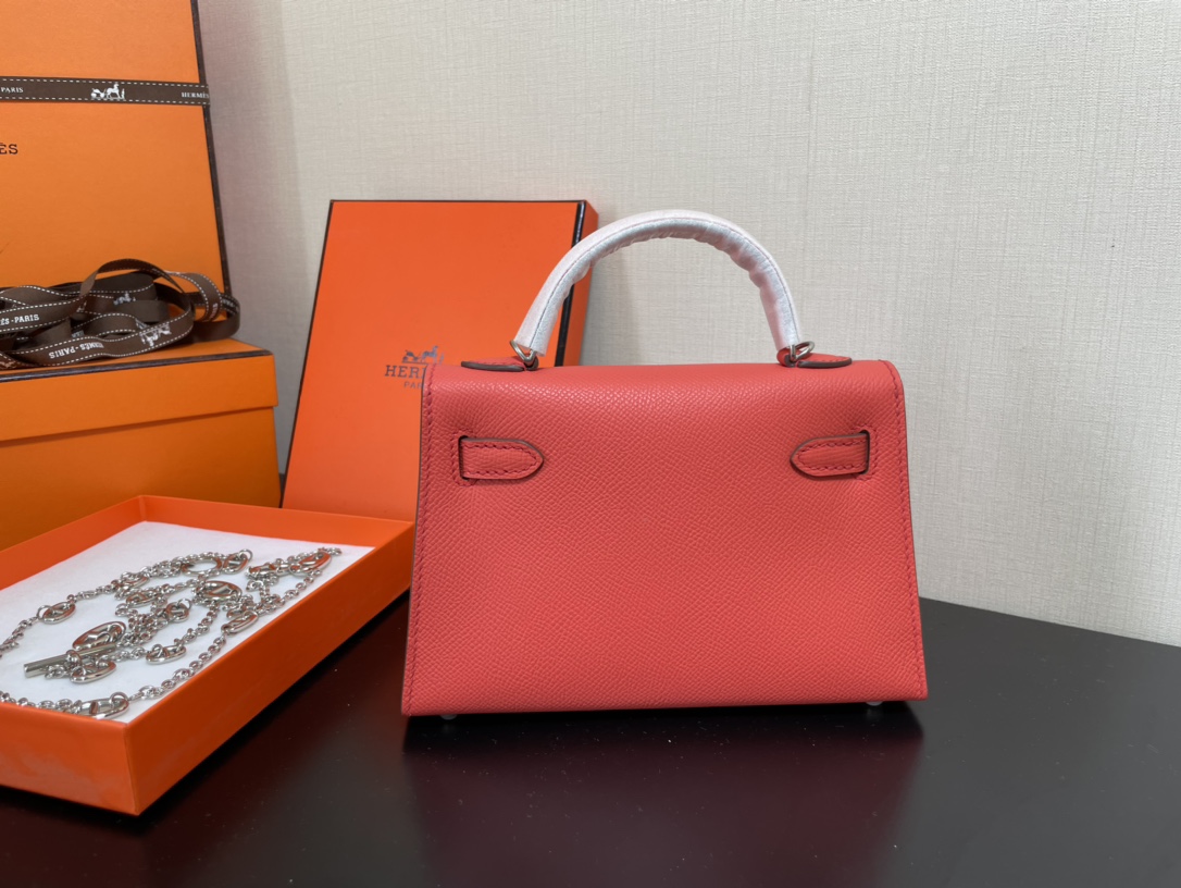 H**mes kelly-gold&silver hardware-19cm