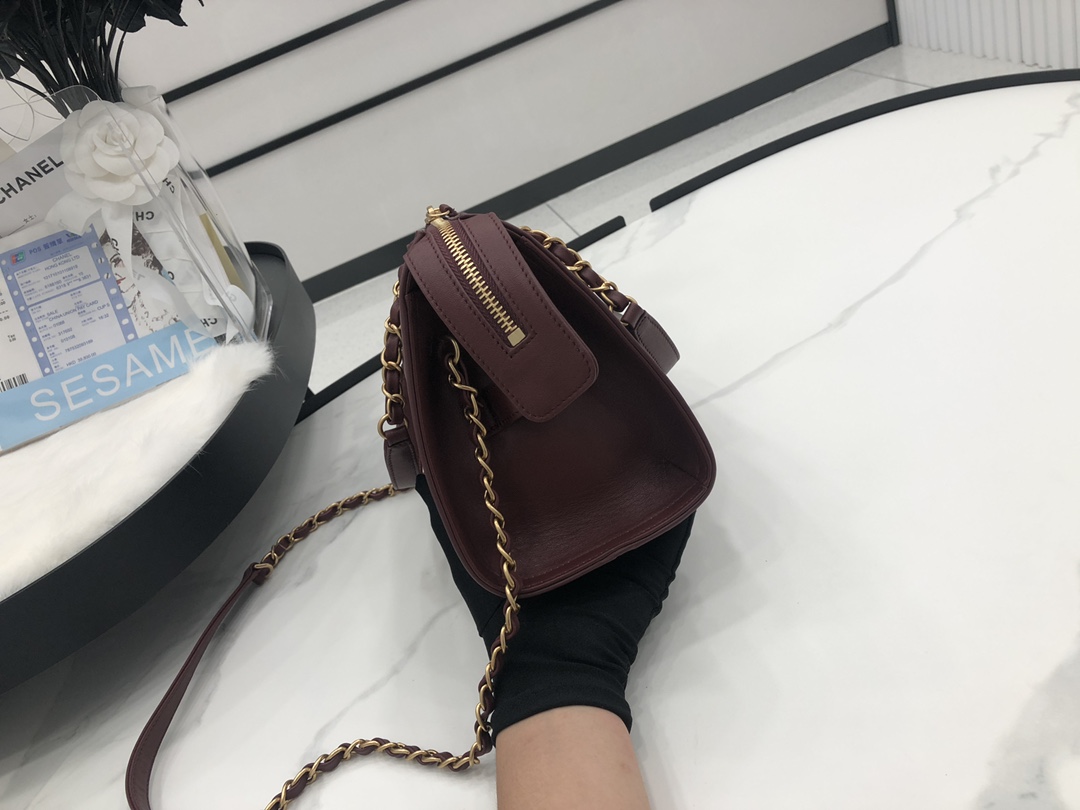 Ch@nel Boston Pillow Bag-22.5*13*18CM